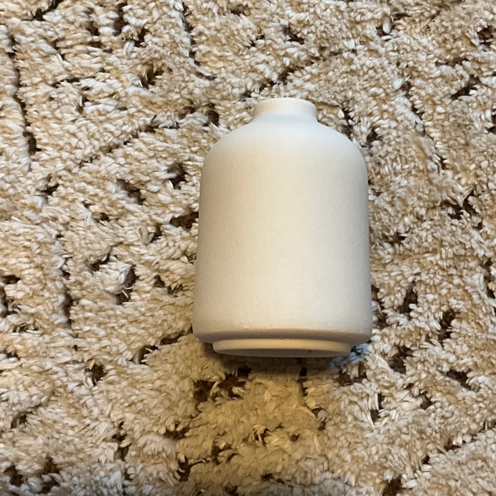 Minimalist White Ceramic Vase